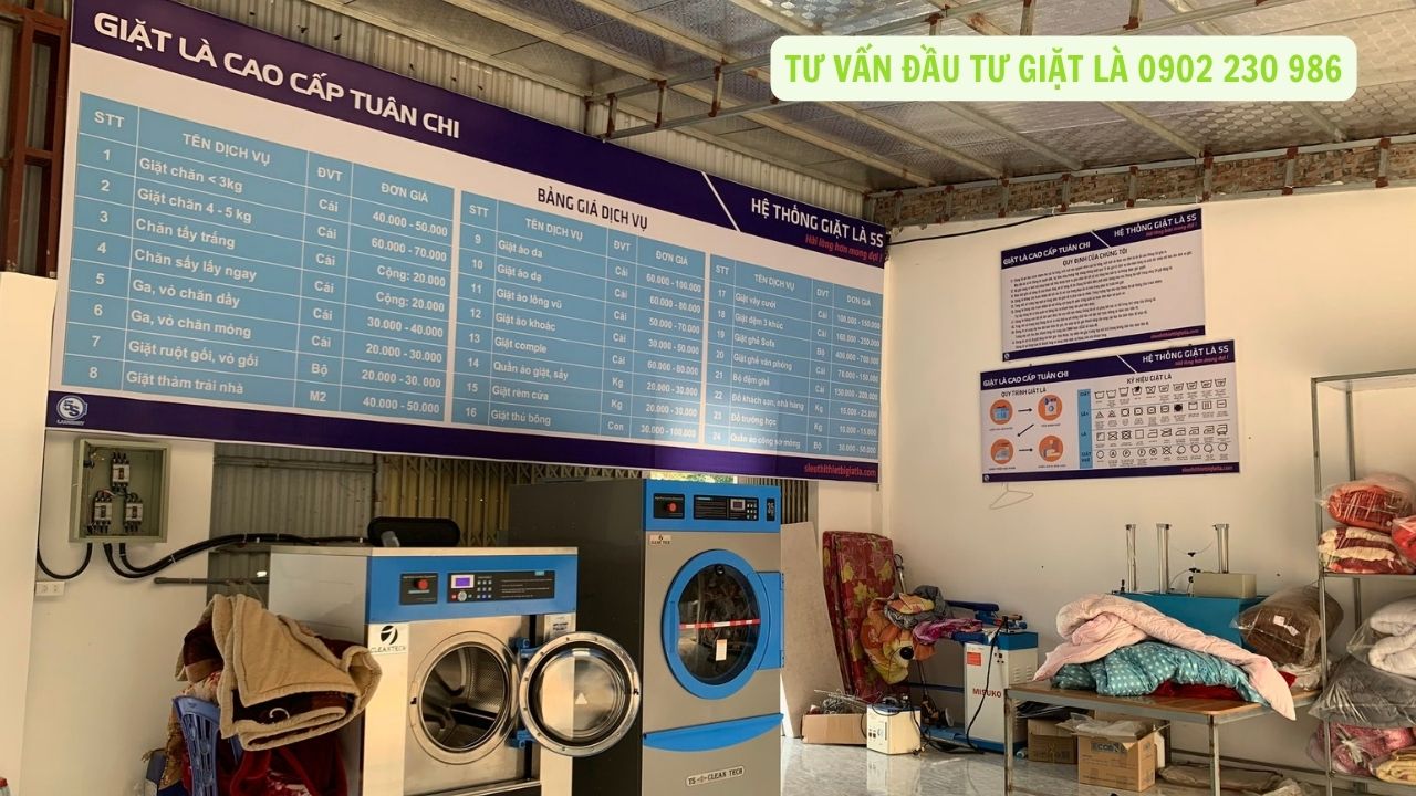 Mô hình nhượng quyền giặt là Việt nam